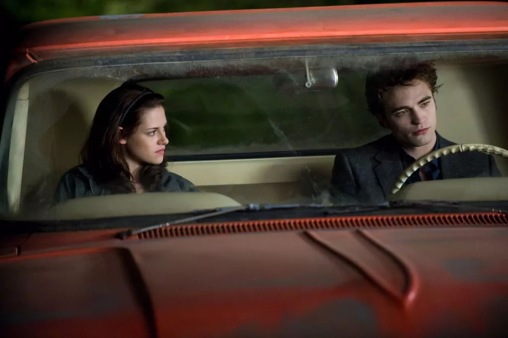 Kristen Stewart and Robert Pattinson in The Twilight Saga: New Moon. Kimberley French/ Summit Entertainment